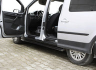 Volkswagen Caddy 2015–2020 Plastové kryty dveřních prahů EuroCap (2 ks, ABS) fotografie 1