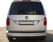 Volkswagen Caddy 2015–2020 Zadní lip nástavec (ABS) fotografie 4