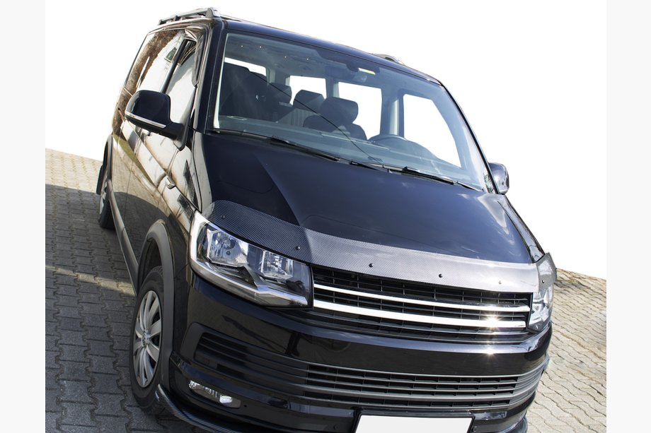 Volkswagen T6 2015–2024 Deflektor kapoty v karbonovém designu (EuroCap) Image