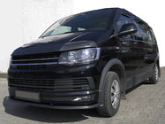 Volkswagen T6 2015–2024 Přední lip spoiler v karbonovém vzhledu 2015-2018 (ABS) fotografie 1