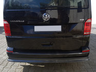 Volkswagen T6 2015–2024 Zadní lip nástavec v karbonovém vzhledu (ABS) fotografie 1