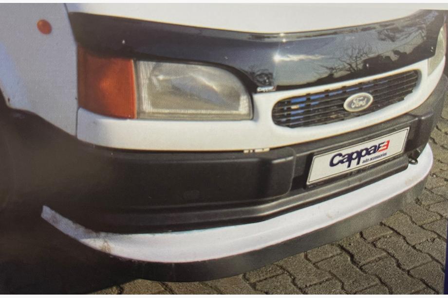 Ford Transit 1991–2000 Přední lip spoiler nárazníku (černý) Image