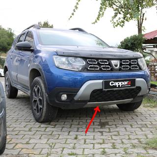 Spodní lip spoiler předního nárazníku (ABS, šedý) fotografie 1