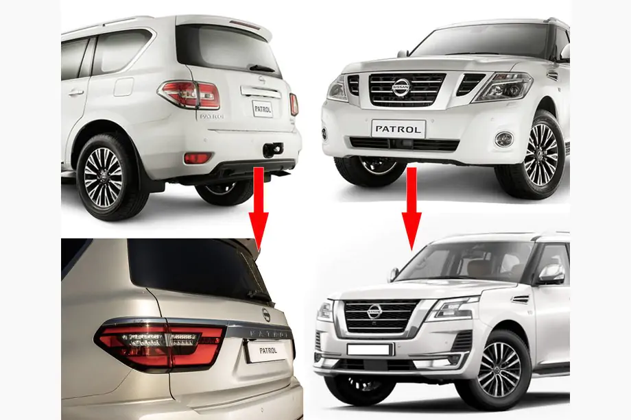 Nissan Patrol Y62 2010–2024 Sada bodykitu pro rok 2024 (facelift) Fotografie 2