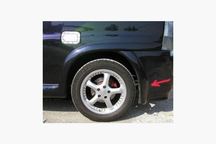 Mercedes Vito W638 1996–2003 Zadní zástěrky (k lakování) Image