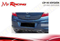Opel Corsa D 2007–2014 Kryt zadního difuzoru (ABS, černý) fotografie 1