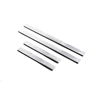 Nerezové kryty prahů dveří Carmos V4 (4 ks) Volkswagen Touareg 2002–2010
