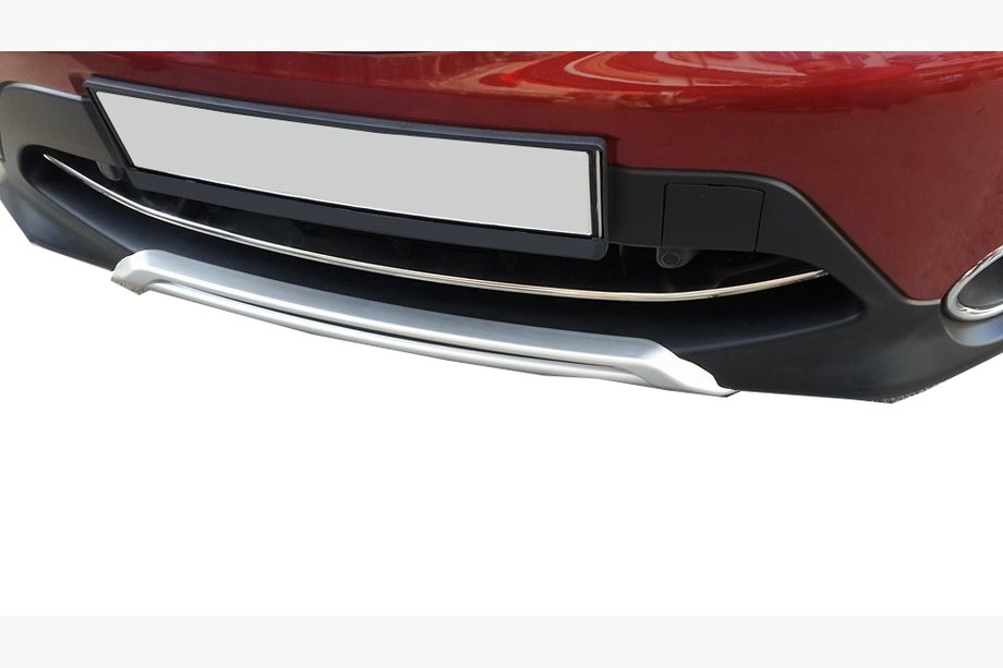 Nissan Qashqai 2014–2021 Nerezová ochranná lišta na přední nárazník (2014-2017) Image