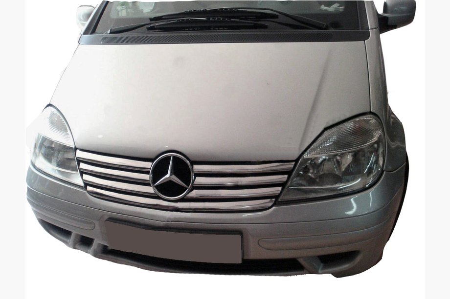 Mercedes Vaneo W414 2001–2005 Nerezové lišty na masku chladiče (7 ks) Image