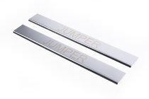 Citroen Jumper 2007–2025 Nerezové kryty prahů dveří Carmos (2 ks) fotografie 1