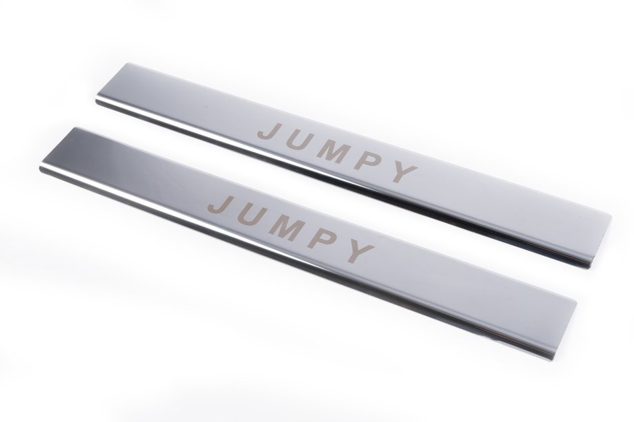 Citroen Jumpy 2007–2017 Chromové kryty prahů (2 ks, ocel, Carmos) Fotografie 1