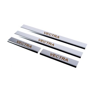 Nerezové kryty prahů Carmos (4 ks) Opel Vectra B 1995–2002 fotografie 1