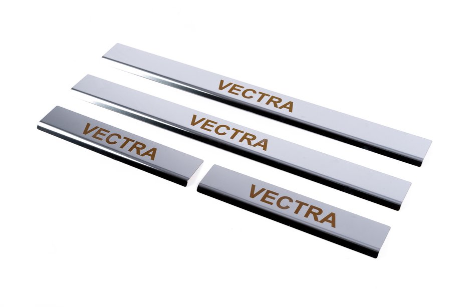 Opel Vectra B 1995–2002 Nerezové kryty prahů Carmos (4 ks) Image