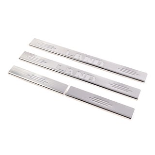 Nerezové kryty prahů Carmos (4 ks) Toyota Land Cruiser 100 1998–2007 fotografie 1