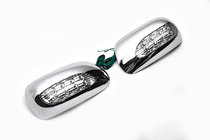 Toyota Corolla 2002–2007 Chromové kryty zpetnych zrcatek pro LED (2002-2005, 2 ks, plast) fotografie 2