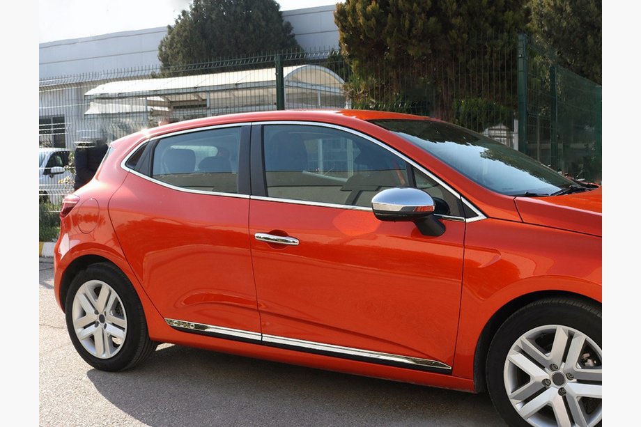 Renault Clio V 2019– Kompletní okenní lišty (12 ks, nerez) OmsaLine - italská nerezová ocel Image
