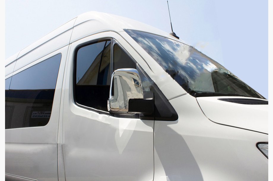 Mercedes Sprinter W907/W910 2018– Nerezové kryty zpětných zrcátek (2 ks) Carmos - turecká ocel Image