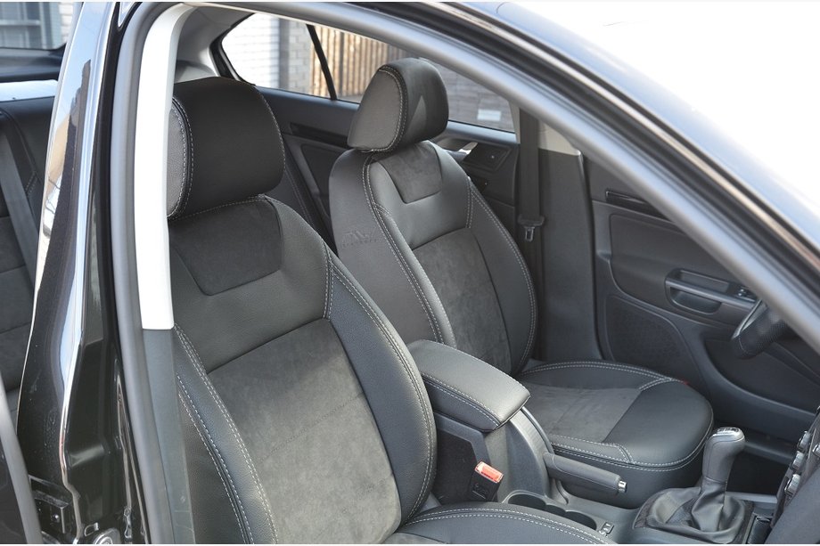 Skoda Octavia II A5 2010–2013 Autopotahy SoyuzAuto Leather-style Image