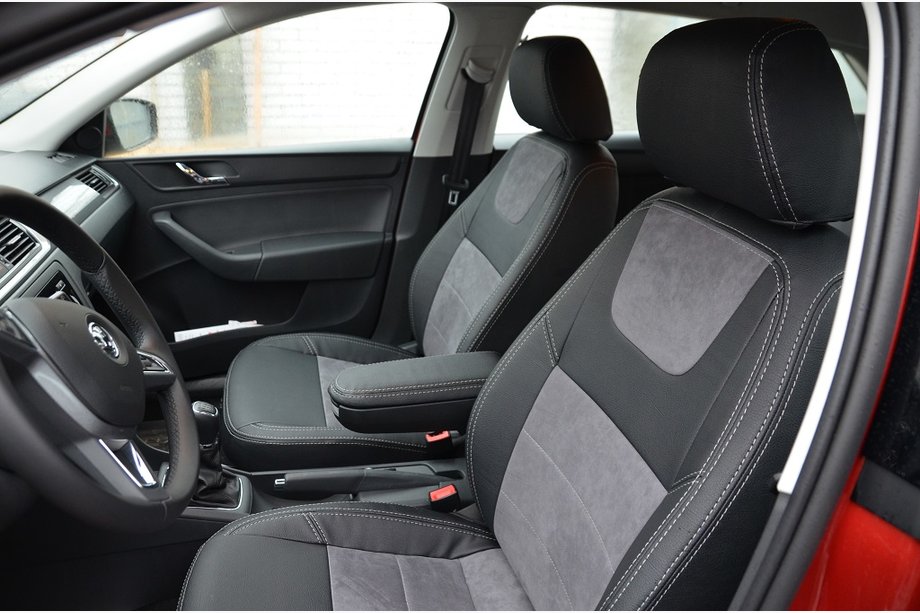 Skoda Rapid 2012–2019 Autopotahy SoyuzAuto Leather-style Image
