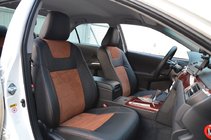 Toyota Camry 2011–2017 Autopotahy (koženka – náhrada alcantary, Elite) fotografie 4