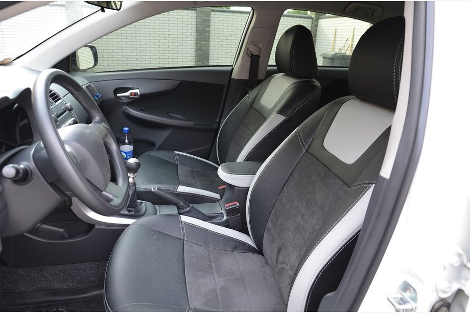 Toyota Corolla 2007–2013 Originální potahy SoyuzAuto Leather style Image