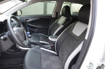 Toyota Corolla 2007–2013 Originální potahy SoyuzAuto Leather style fotografie 1