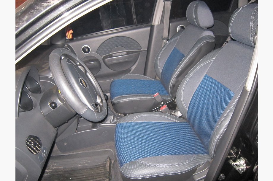 Chevrolet Aveo T200 2002–2008 NOVINKA!!! Originální potahy na sedadla z ekokůže SoyuzAuto Premium Image
