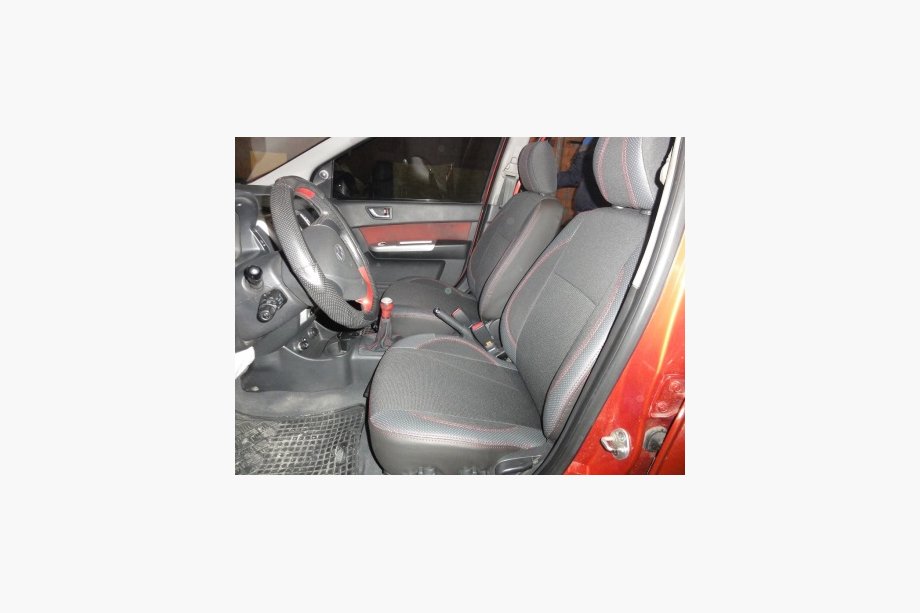 Hyundai Getz 2002– Autopotahy (eko kůže + látka) Image
