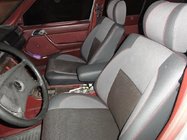 Mercedes E-Class W124 1984–1997 Autopotahy (eko kůže↗látka, Premium) fotografie 1