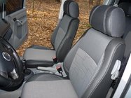 Volkswagen Caddy 2010–2015 Autopotahy (eko kůže↗látka, Premium) fotografie 7