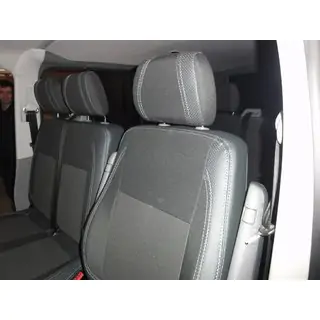 Autopotahy (eko kůže a látka, Premium) Volkswagen T5 Caravelle 2004–2010 fotografie 1