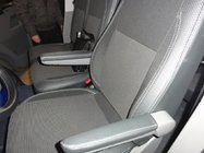 Volkswagen T5 Multivan 2003–2010 Autopotahy (eko kůže↗látka, Premium) Přední (2+1) fotografie 4