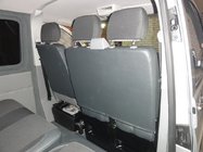 Volkswagen T5 Multivan 2003–2010 Autopotahy (eko kůže↗látka, Premium) Přední (2+1) fotografie 3