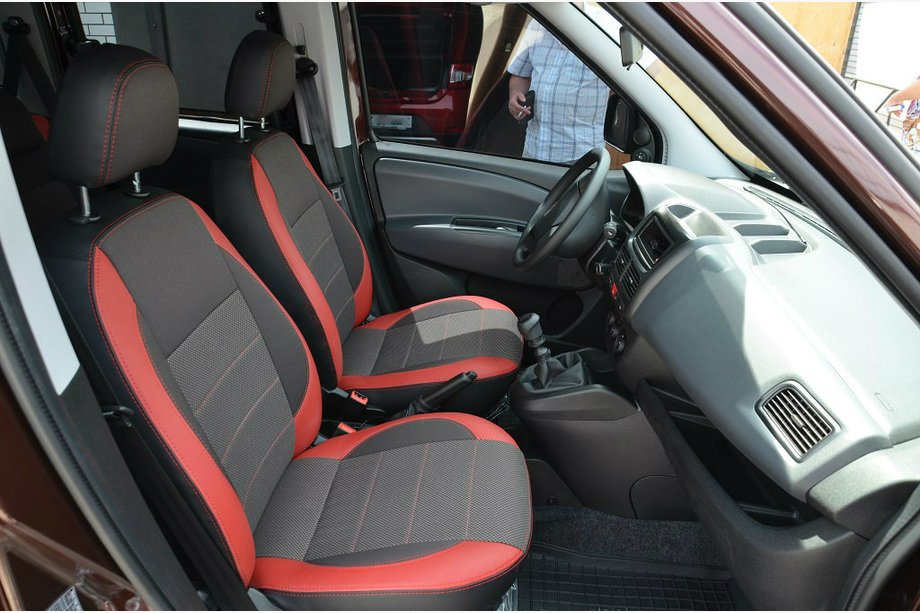 Fiat Doblo II 2010–2022 Prémiové autopotahy (kombinované, kompletní sada do interiéru) Image