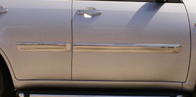 Chery Tiggo 1 2005–2016 Dveřní lišta (nerez) fotografie 1