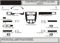Chevrolet Lacetti 2003–2024 Kryty na palubní desku Sedan (Hartman) fotografie 1