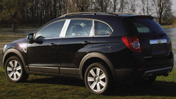 Opel Antara 2006–2017 Nerezové kryty sloupků fotografie 1