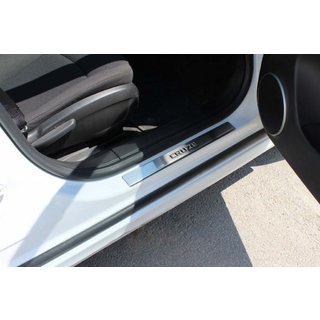 Chromové kryty prahů (4 ks, OmsaLine) Chevrolet Cruze 2009–2015 fotografie 2