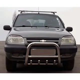 Nerezový přední ochranný rám QT006 fotografie 2