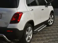 Chevrolet Trax 2012–2023 Boční nášlapy Allmond Grey (2 ks, hliník) fotografie 3