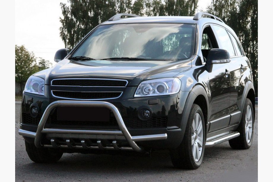 Chevrolet Captiva 2006–2019 Přední ochranný rám WT003-Plus (nerez) Image