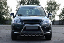 Chevrolet Captiva 2006–2019 Přední ochranný rám WT003-Plus (nerez) fotografie 2