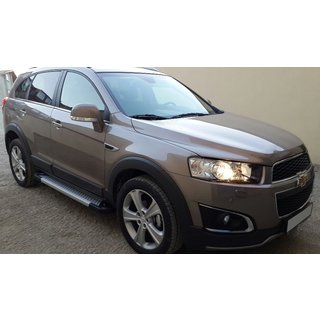 Boční nášlapy Allmond Grey (2 ks, hliník) Chevrolet Captiva 2006–2019 fotografie 1
