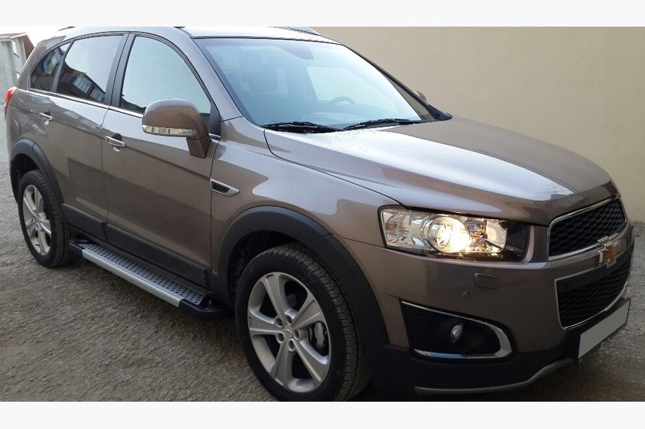 Chevrolet Captiva 2006–2019 Boční nášlapy Allmond Grey (2 ks, hliník) 2006–2015 Image