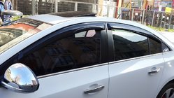 Chevrolet Cruze 2009–2015 Okenní lišty (nerez) HB, Carmos - turecká ocel fotografie 2