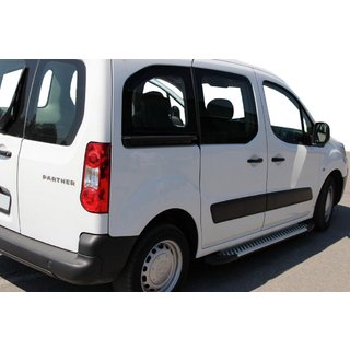 Boční nášlapy Line (2 ks, hliník) Citroen Berlingo 2008–2018 fotografie 3