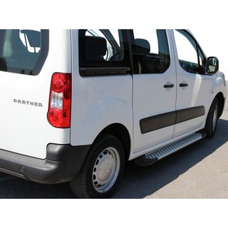 Boční nášlapy Allmond Grey (2 ks, hliník) Citroen Berlingo 2008–2018 fotografie 3