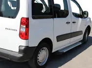 Peugeot Partner Tepee 2008–2018 Boční nášlapy Allmond Grey (2 ks, hliník) fotografie 5