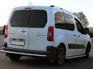 Peugeot Partner Tepee 2008–2018 Zadní ochranný rám AK002 (nerez) 60 mm fotografie 1