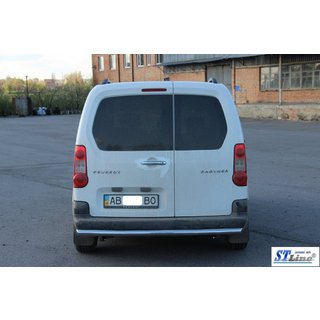 Zadní ochranný rám AK002 (nerez) Peugeot Partner Tepee 2008–2018 fotografie 2